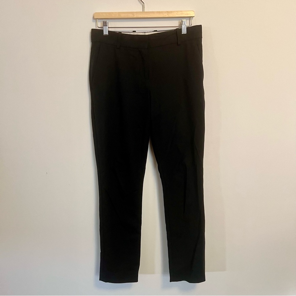 Everlane Womens Wool Mid Rise Pants Black Size 6